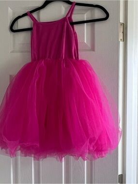 Hot Pink Tulle Party Dress